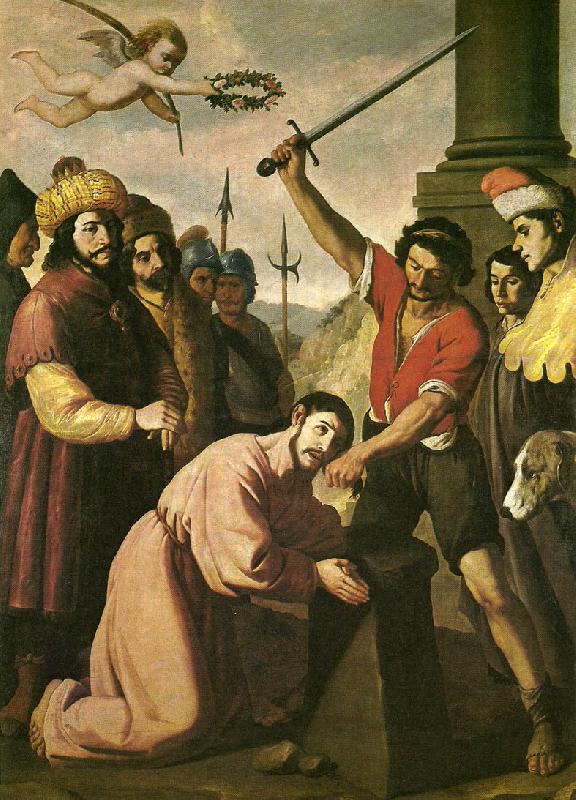 Francisco de Zurbaran the martydom of st james. oil painting image